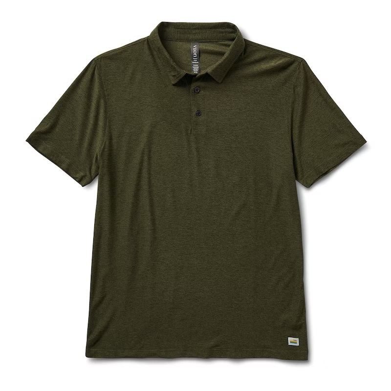 Vuori Men's Strato Tech Polo Forest Heather