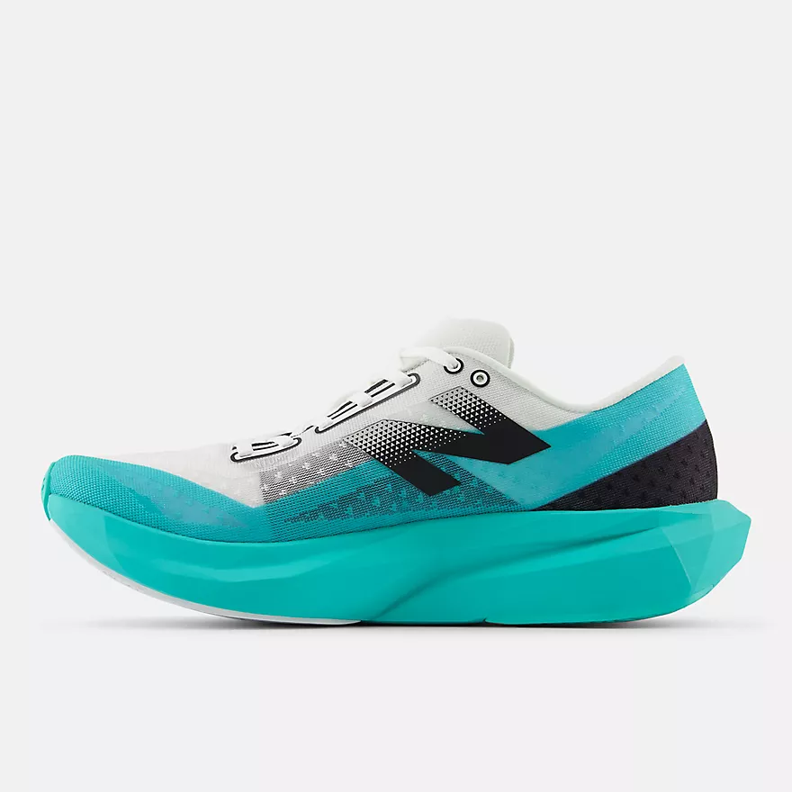 New Balance Men's FuelCell Rebel V4 Cyber Jade/White