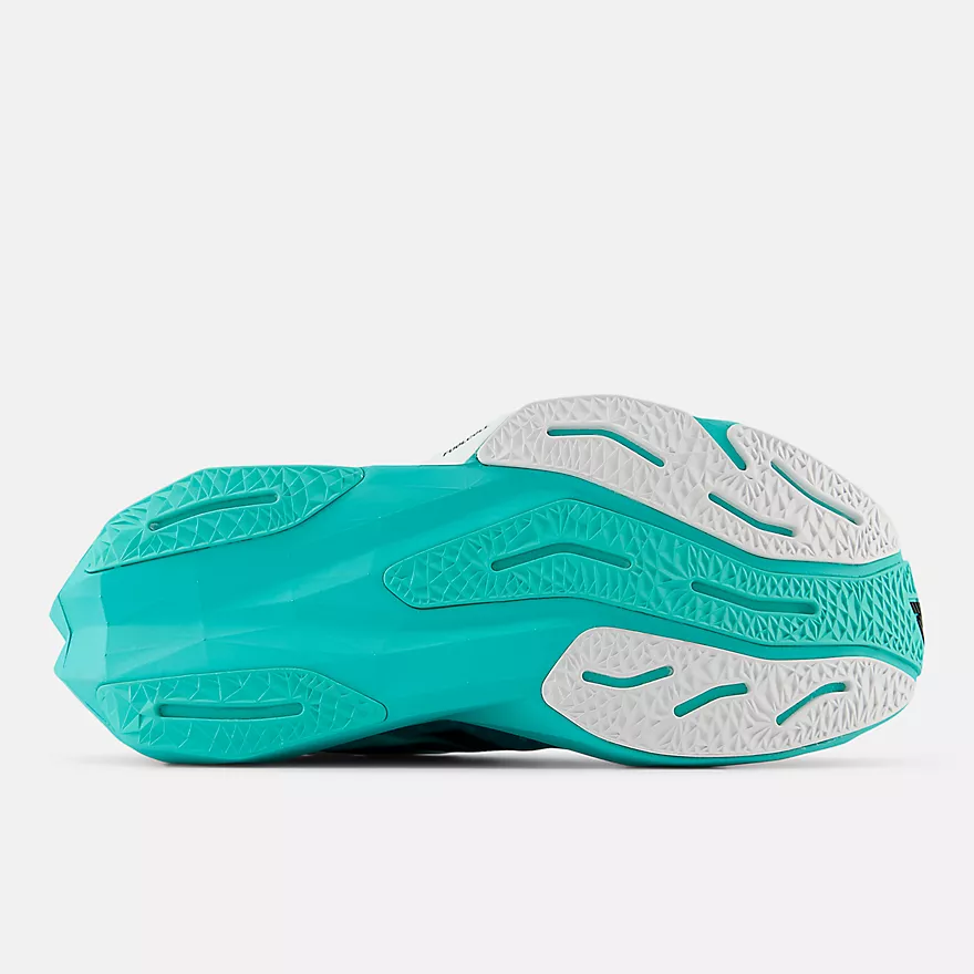 New Balance Men's FuelCell Rebel V4 Cyber Jade/White