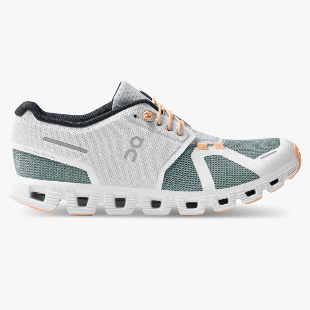 On Women's Cloud 5 White/Cobble (Push)