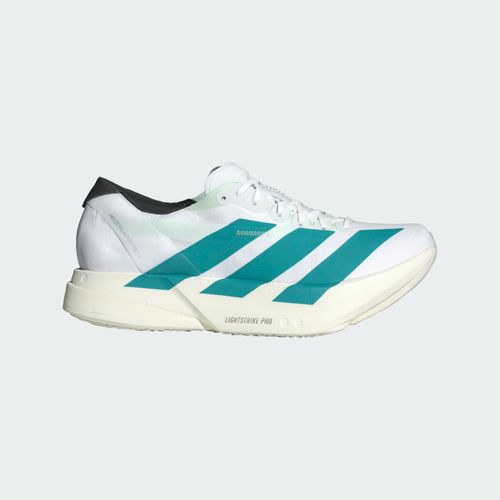 Adidas Men's Adizero Adios Pro4 FTWR White/Pure Teal/Carbon
